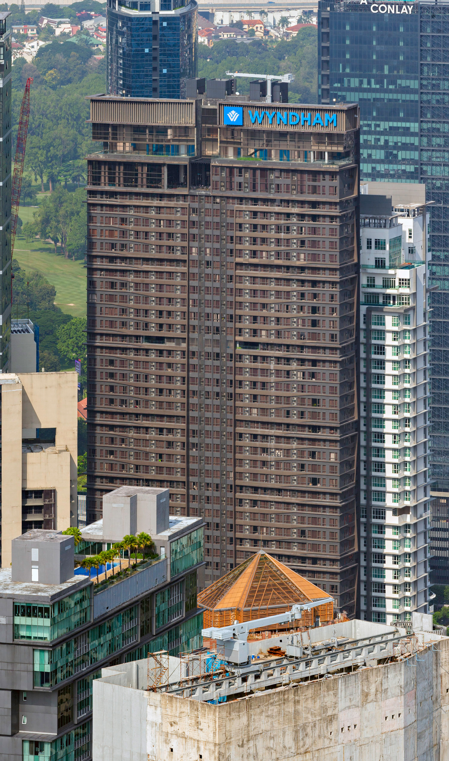 Wyndham Suites KLCC, Kuala Lumpur - View from KL Tower. © Mathias Beinling